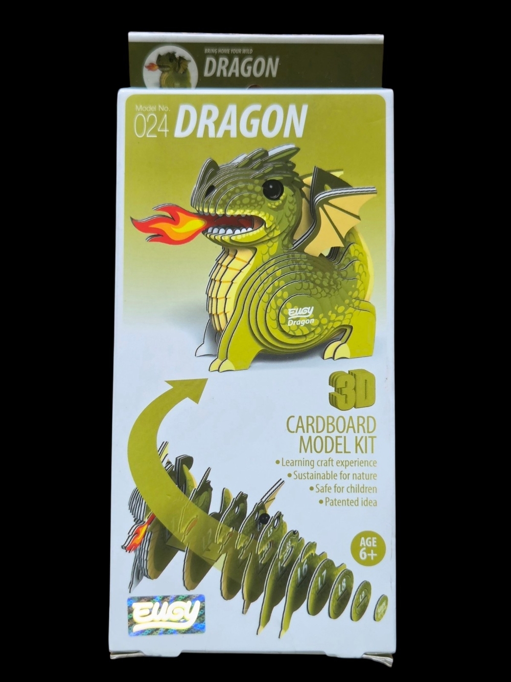 Dodoland Eugy 024 Dragon 3D Cardboard Model Kit ♡